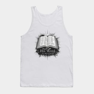 His word is my guide Tank Top